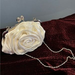 Elegant rose wedding purse NWT